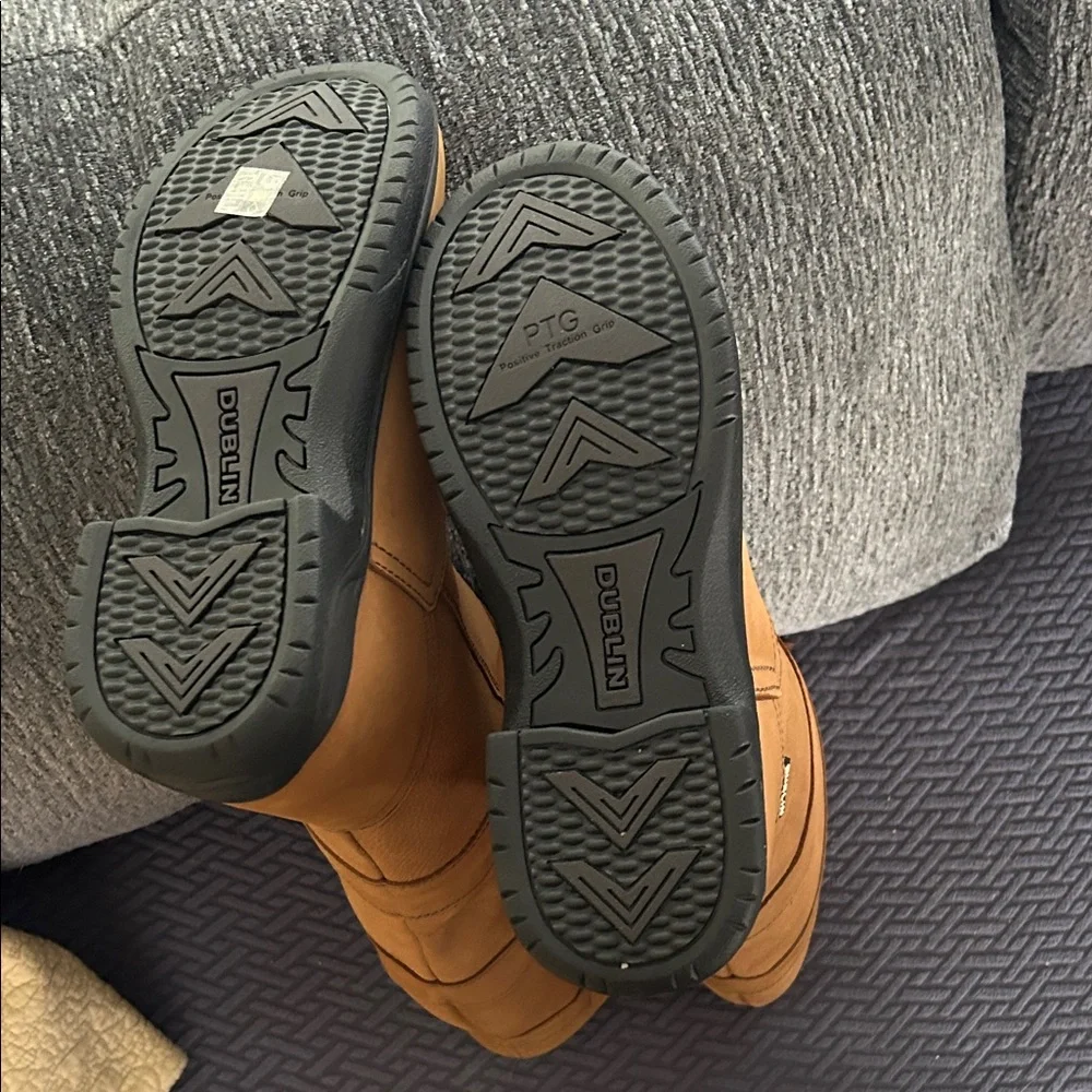 Tall Suede All-Weather Barn Boots - Picture 3 of 10